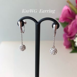 K10キラキラボールイヤリング
