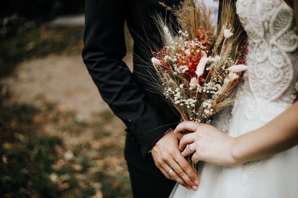 パワーストーンで結婚式画像